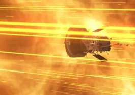 Illustration de la sonde Parker Solar Probe voyageant vers le Soleil