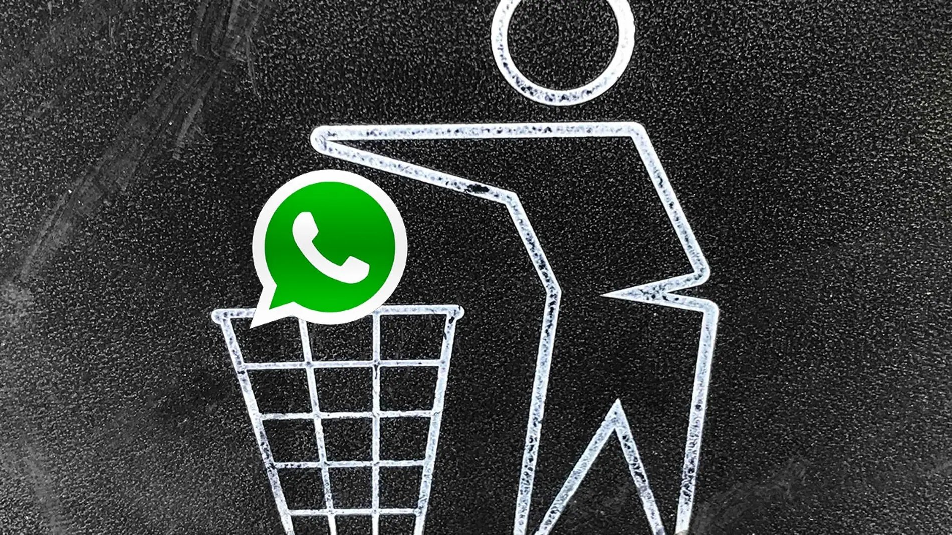 Combien de temps avez-vous pour supprimer un message sur WhatsApp ? 4 Icône WhatsApp dans la corbeille