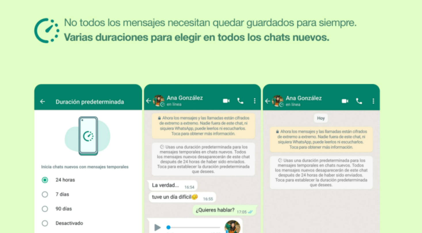 Comment supprimer une conversation WhatsApp pour tout le monde et pour toujours 4 Processus pour utiliser des messages temporaires sur WhatsApp