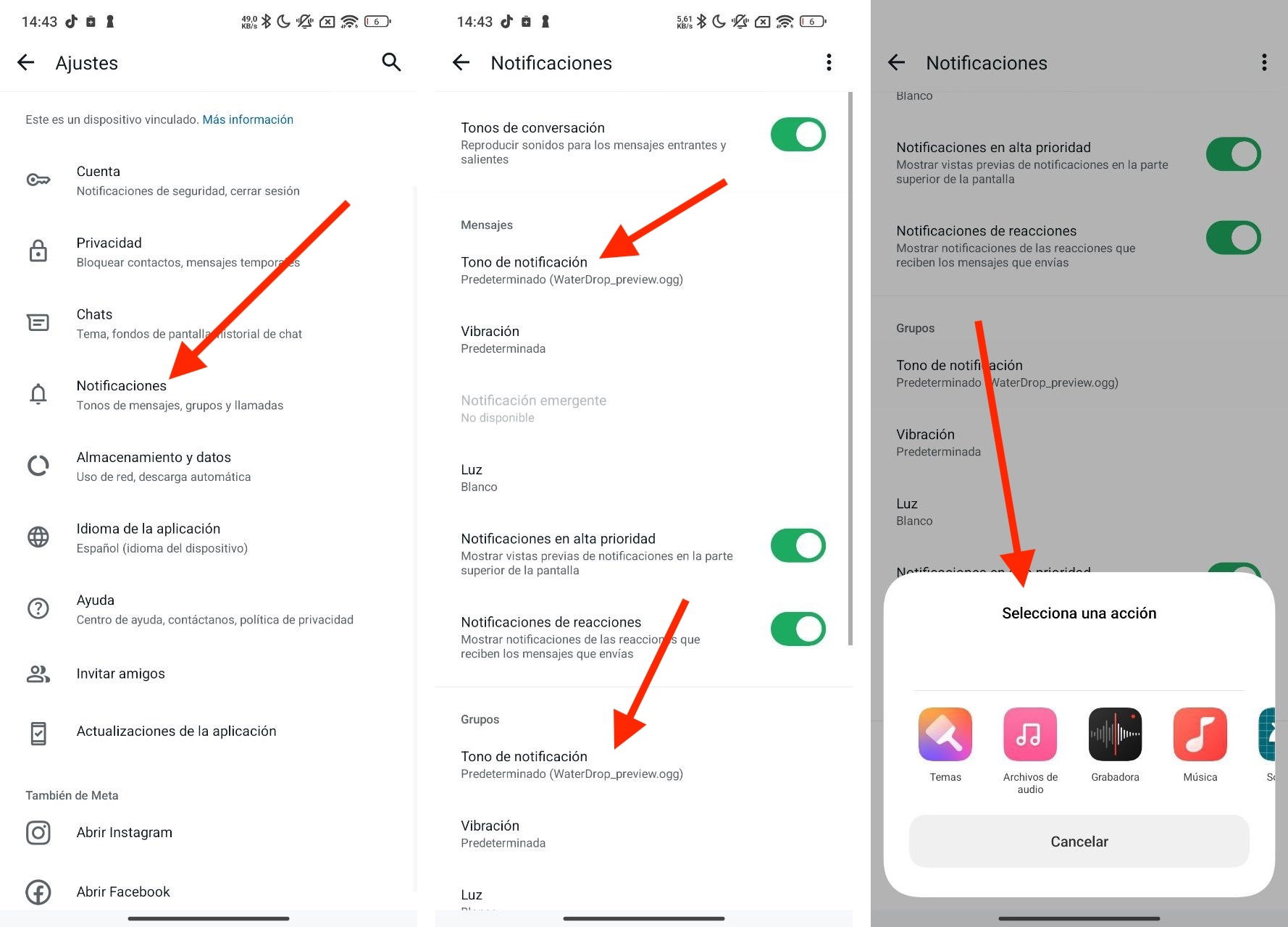 Comment télécharger des sons originaux de WhatsApp : les 6 meilleurs sites et applications 4 Comment télécharger des sons originaux pour WhatsApp : les 6 meilleurs sites et applications
