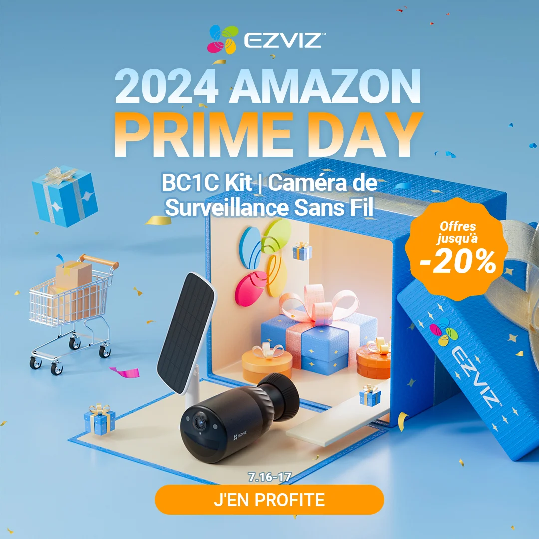 Caméras de surveillance, visiophone connecté et aspirateur EZVIZ à prix cassés ! Prime Day 2024 9 Ezviz Bc1c Kit
