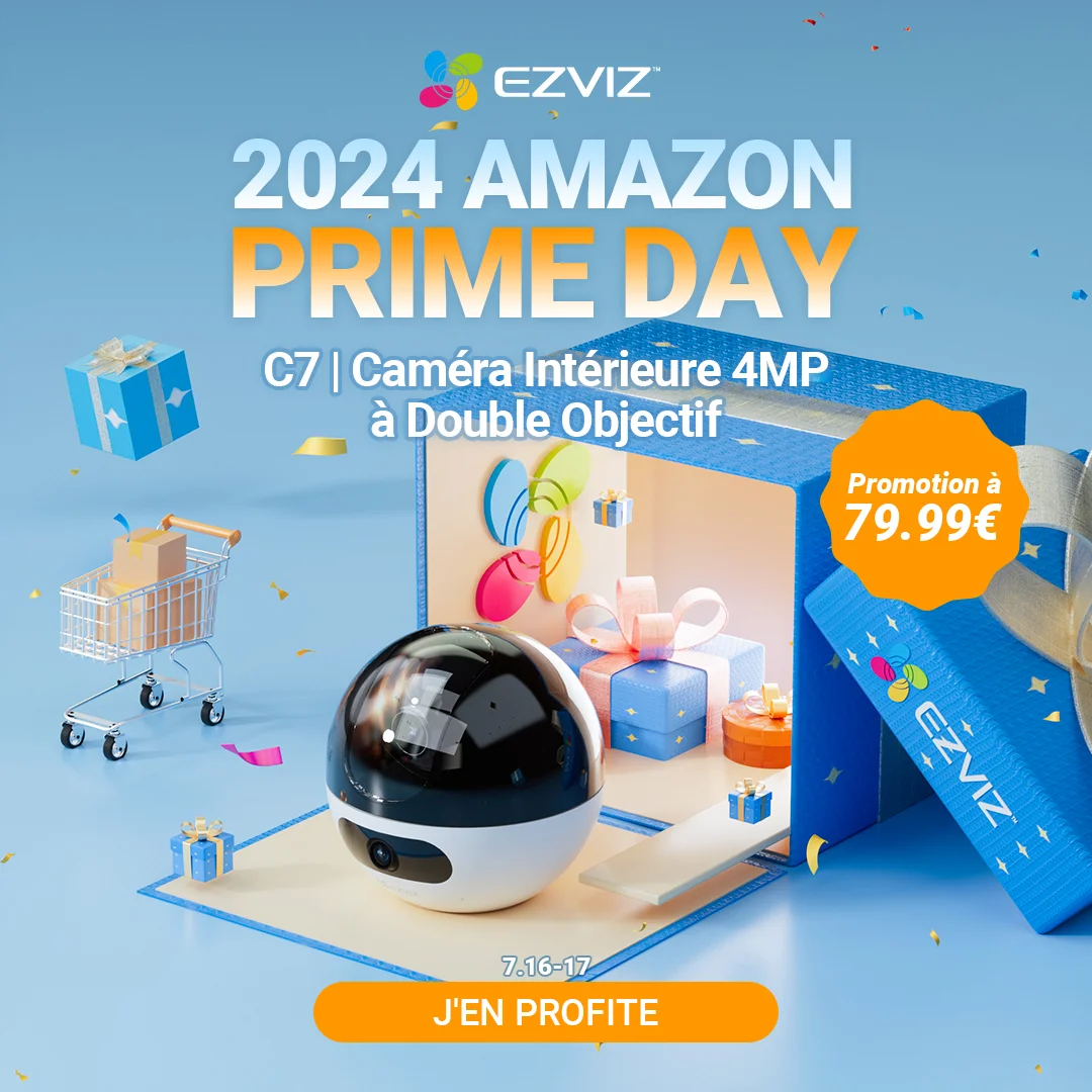 Caméras de surveillance, visiophone connecté et aspirateur EZVIZ à prix cassés ! Prime Day 2024 10 Ezviz C7