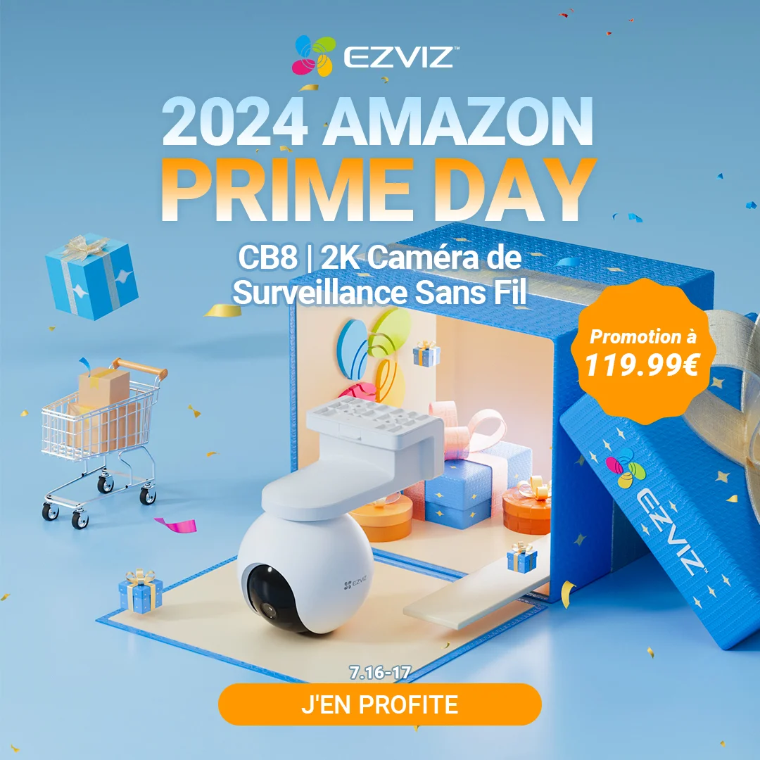 Caméras de surveillance, visiophone connecté et aspirateur EZVIZ à prix cassés ! Prime Day 2024 3 Ezviz Cb8