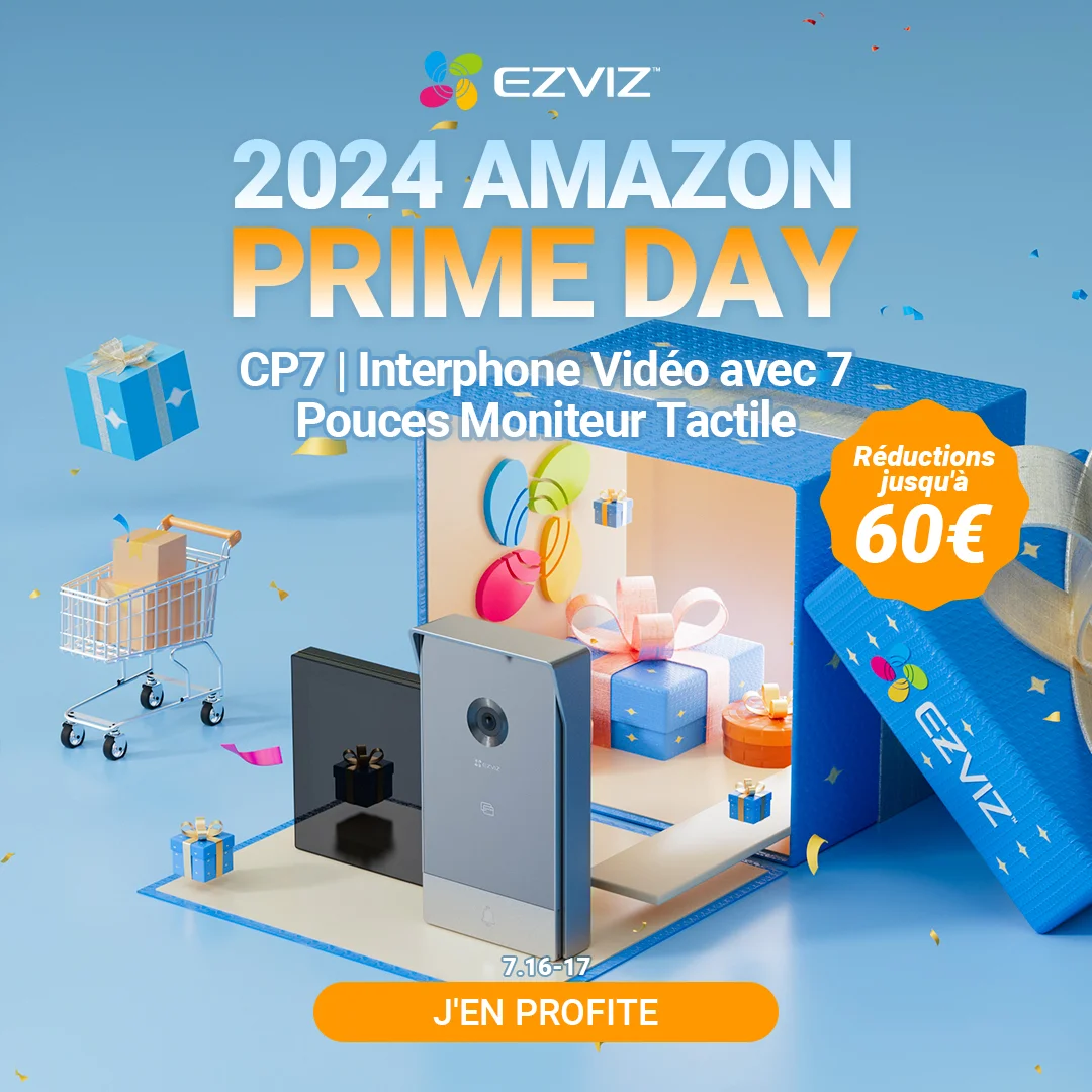 Caméras de surveillance, visiophone connecté et aspirateur EZVIZ à prix cassés ! Prime Day 2024 4 Ezviz Cp7