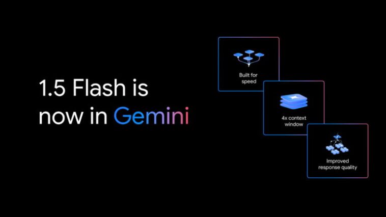 Gemini 1.5 Flash : la version la plus rapide du modèle d'IA de Google est déjà disponible 1 Gemini 1.5 Flash : la version la plus rapide du modèle d'IA de Google est désormais disponible
