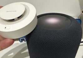 Image HomePod avec détecteur de fumée