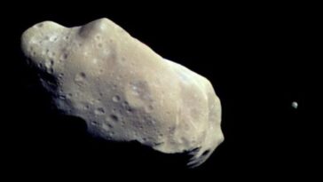 La NASA révèle des images de grands astéroïdes qui viennent de passer près de la Terre 22 Illustration d'un astéroïde passant près de la Terre