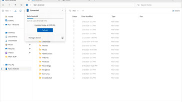 La dernière fonctionnalité de Windows 11 vous permet d'afficher le contenu de votre téléphone Android dans l'explorateur de fichiers 13 Windows 11