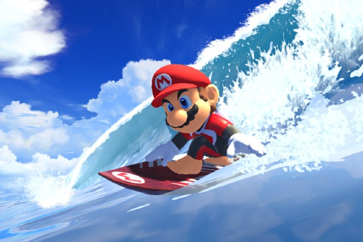 La série Mario & Sonic aux Jeux Olympiques pourrait être morte 2 Surfing Mario in Mario and Sonic at the Olympic Games.