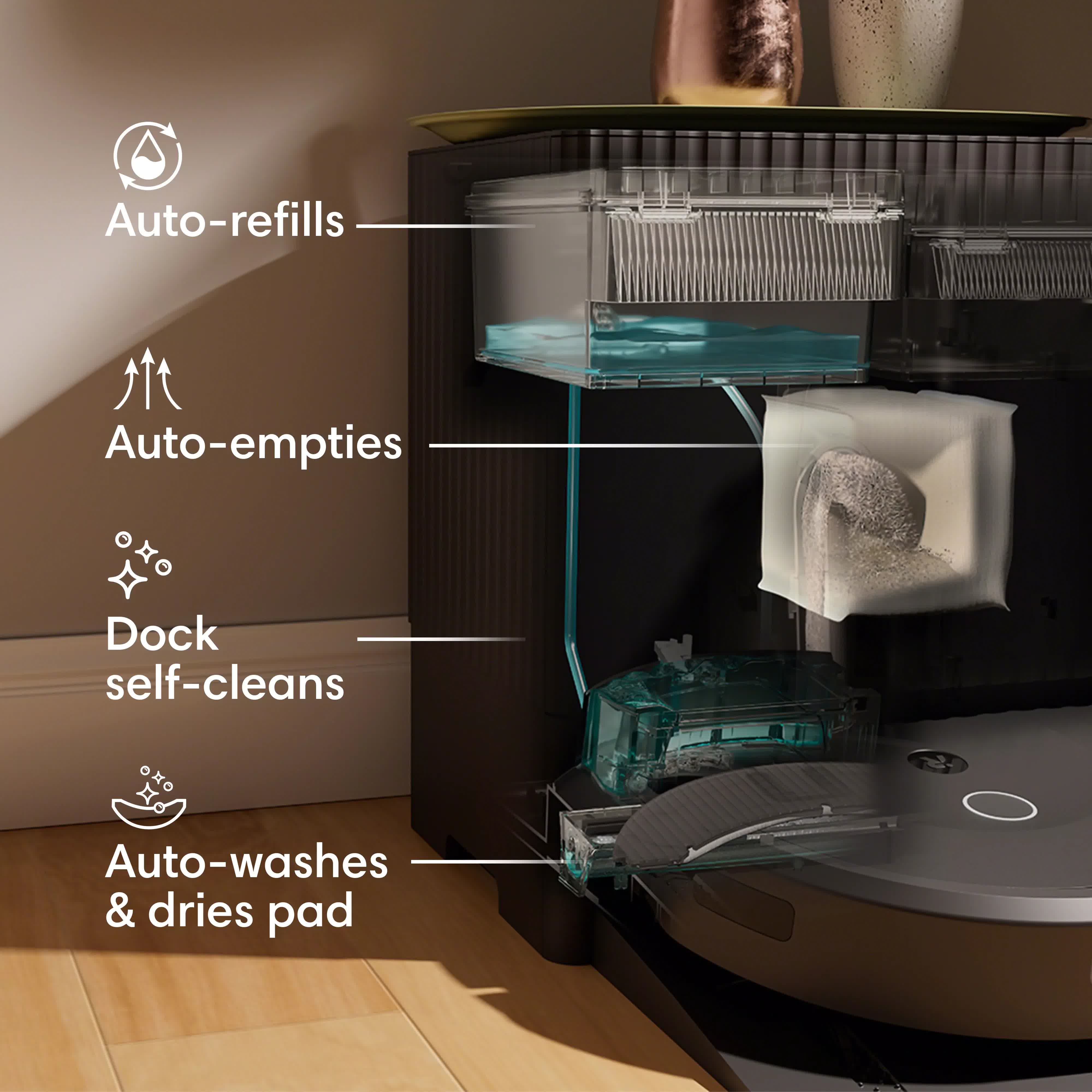 Le Roomba Combo 10 Max 2 en 1 d'iRobot est doté d'une vadrouille autonettoyante 2 Le Roomba Combo 10 Max 2 en 1 diRobot est
