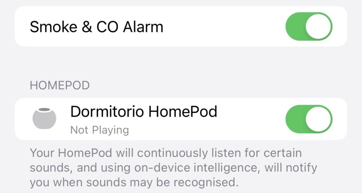 Fonction de Reconnaissance de Son du HomePod