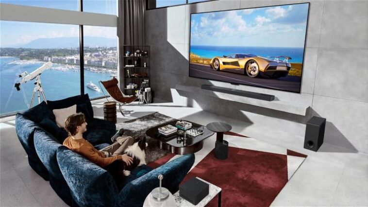 Nouveau LG OLED evo M4, le premier téléviseur du monde avec une diffusion sans fil 4K à 144 Hz 1 Nouveau LG OLED evo M4, le premier téléviseur au monde avec transmission sans fil en 4K à 144 Hz