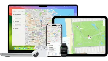 Réseau Find My d'Apple disponible dans tous les pays, sauf en Corée du Sud 25 Illustration du réseau Trouver (Find My) bloqué en Corée du Sud