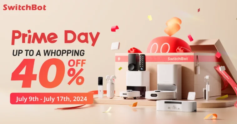 Jusqu'à 40% de réduction sur les objets connectés SwitchBot pour le Prime Day 1 Switchbot Primeday