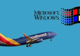Illustration de l'avion de Southwest confronté au bug CrowdStrike sur les récents Windows