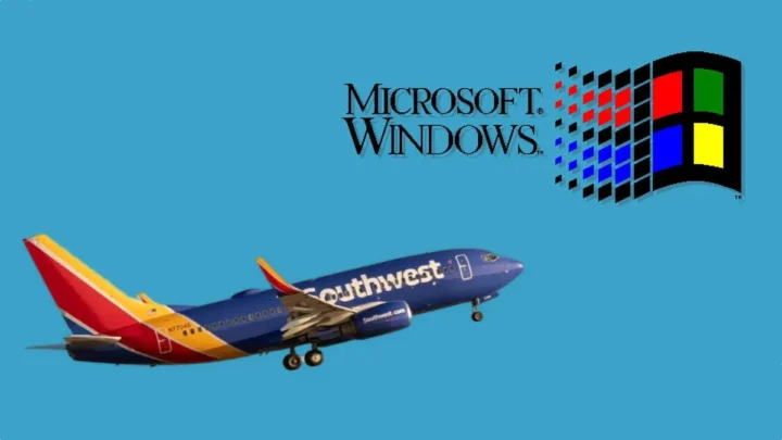 Une compagnie aérienne n'a pas mis à jour Windows depuis 32 ans et s'est "défaussée" du bug de CrowdStrike 2 Illustration de l'avion de Southwest confronté au bug CrowdStrike sur les récents Windows