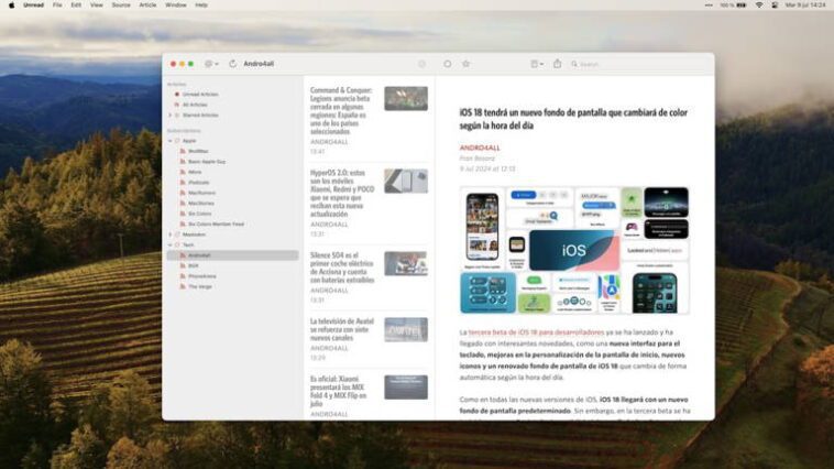 Unread, mon application favorite pour lire des actualités sur l'iPhone, déjà disponible pour Mac 1 Unread, mon application préférée pour lire les nouvelles sur l'iPhone, est maintenant disponible pour Mac