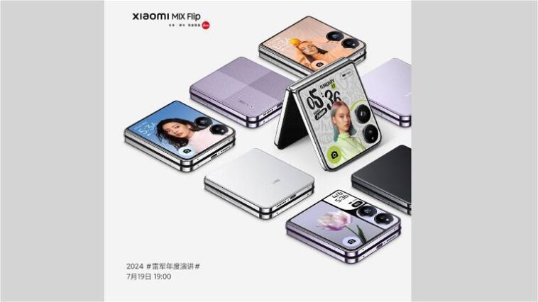 Xiaomi annonce son premier téléphone pliable à clapet : voici le Xiaomi MIX Flip 1 Xiaomi anuncia su primer móvil plegable "tipo concha": este es el Xiaomi MIX Flip