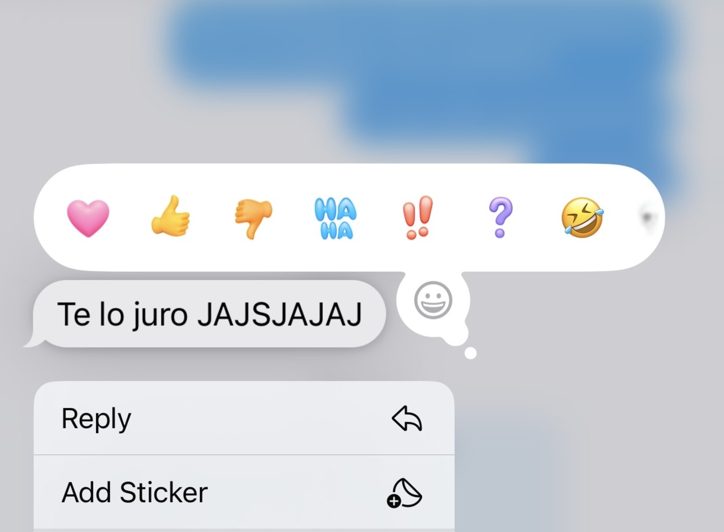 iOS 18 a ajouté de grandes nouveautés à l'application Messages et celle-ci a été ma préférée 3 Réagir aux messages