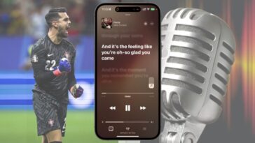 iOS 18: comment utiliser le truc secret des AirPods pour faire du karaoké 4 Image iPhone avec l'application Apple Music en option karaoké