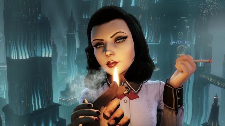 Rumeurs sur Bioshock 4 : tout ce que nous savons jusqu'à présent 4 Elizabeth tenant un briquet.
