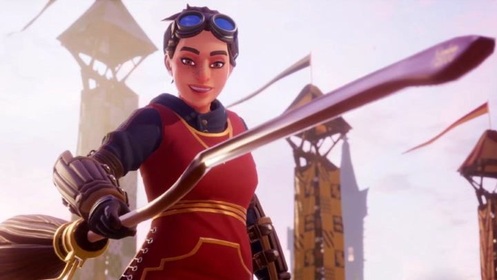 Harry Potter : Quidditch Champions : date de sortie, bandes-annonces, gameplay et plus 4 Un joueur de Quidditch avec leur balai.