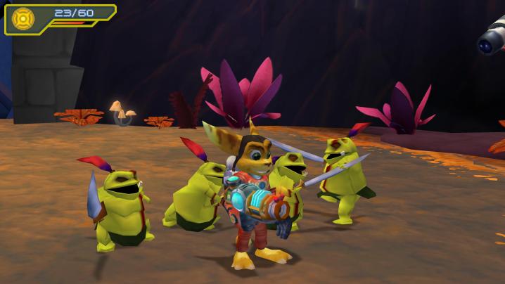3 nouveaux jeux PS Plus à essayer ce week-end (2-4 août) 4 Gameplay du deuxième niveau de Ratchet & Clank: Size Matters.