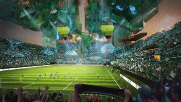 Cyberpunk, ça vous tente ? L'Arabie saoudite dévoile des arènes sportives futuristes pour la Coupe du monde de la FIFA 2034 25 Cyberpunk, anyone? Saudi Arabia unveils futuristic sporting arenas for 2034 FIFA World Cup