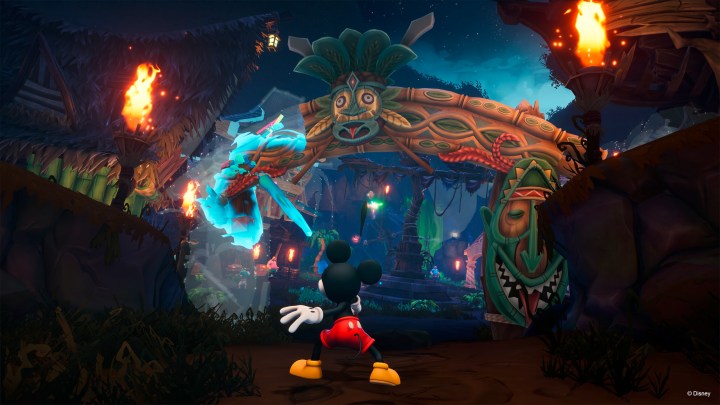 Tout ce qui a été annoncé lors du THQ Nordic Showcase 2024 4 Mickey Mouse peint une porte dans Epic Mickey Rebrushed.