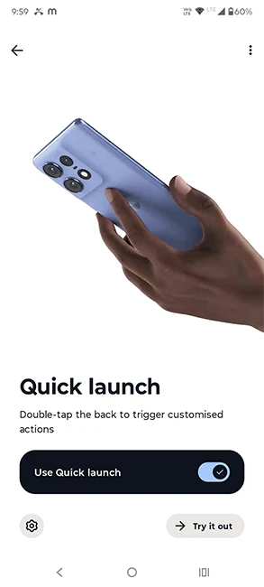 Interface épurée Hello UI