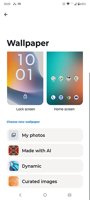 Générer fond d'écran AI Hello UI