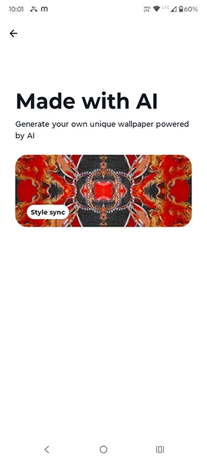 Générer fond d'écran AI Hello UI
