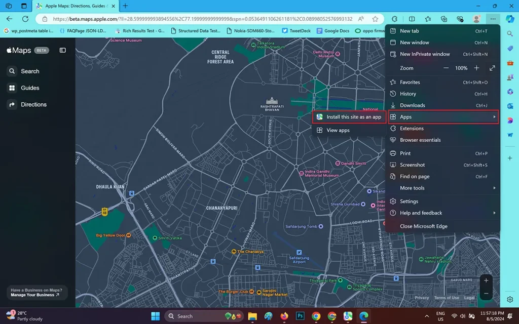 Comment utiliser Apple Maps sur Windows