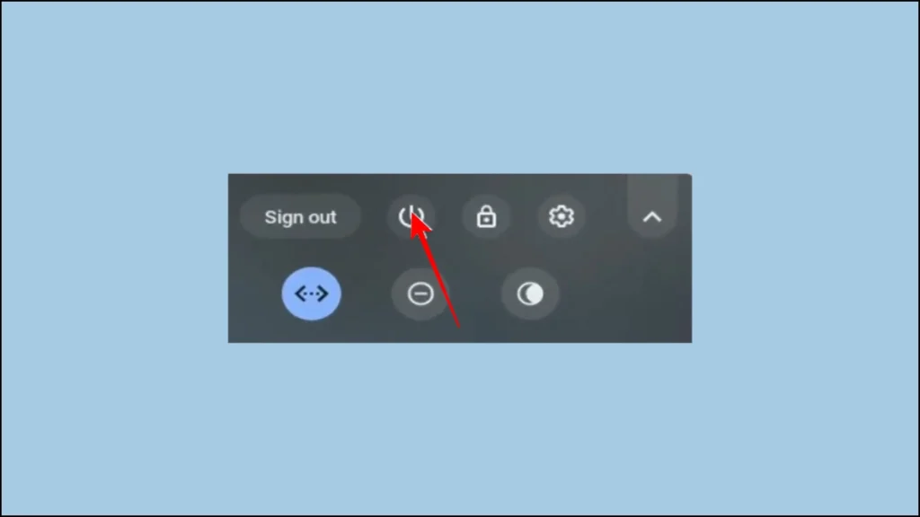 Comment éteindre un Chromebook sans le bouton d'alimentation ? 3 Utilisation de l'option d'arrêt depuis le menu du panneau