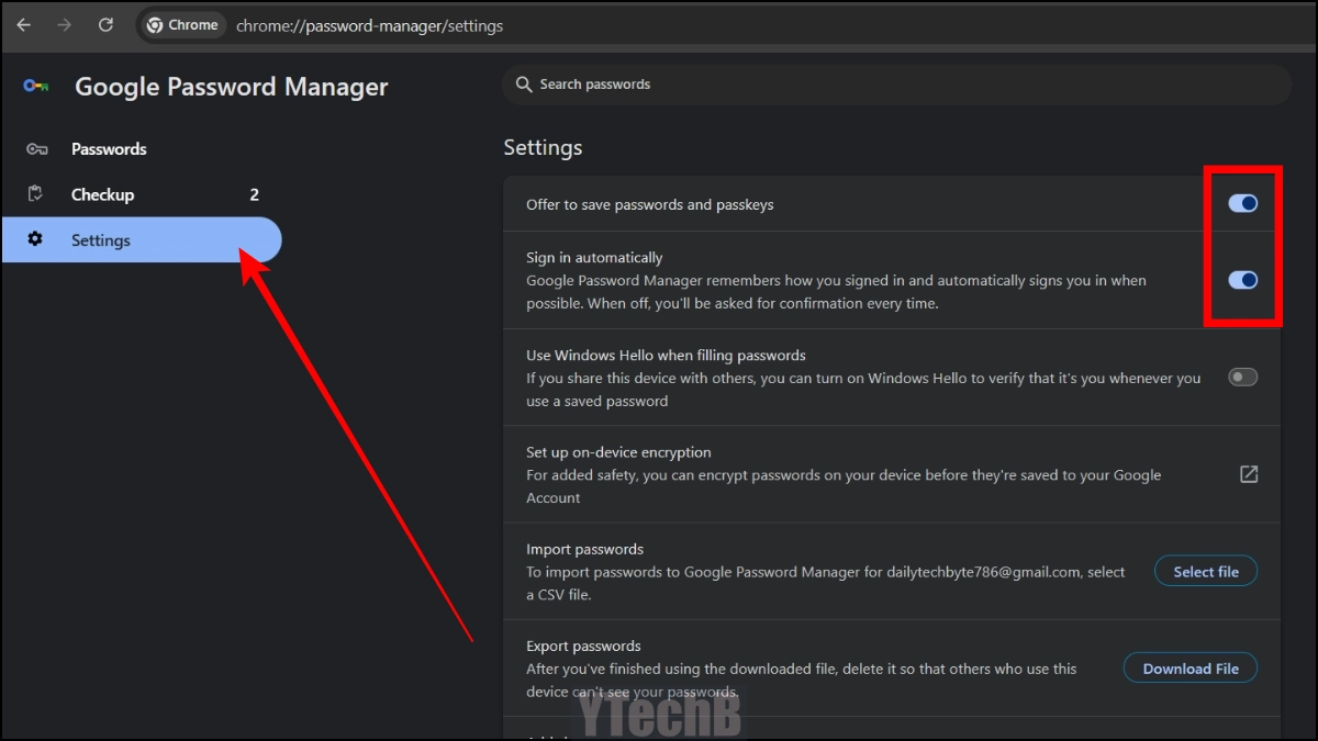 Comment désactiver le gestionnaire de mots de passe Google dans Chrome 3 Comment désactiver le Gestionnaire de mots de passe Google dans le navigateur Chrome sur PC