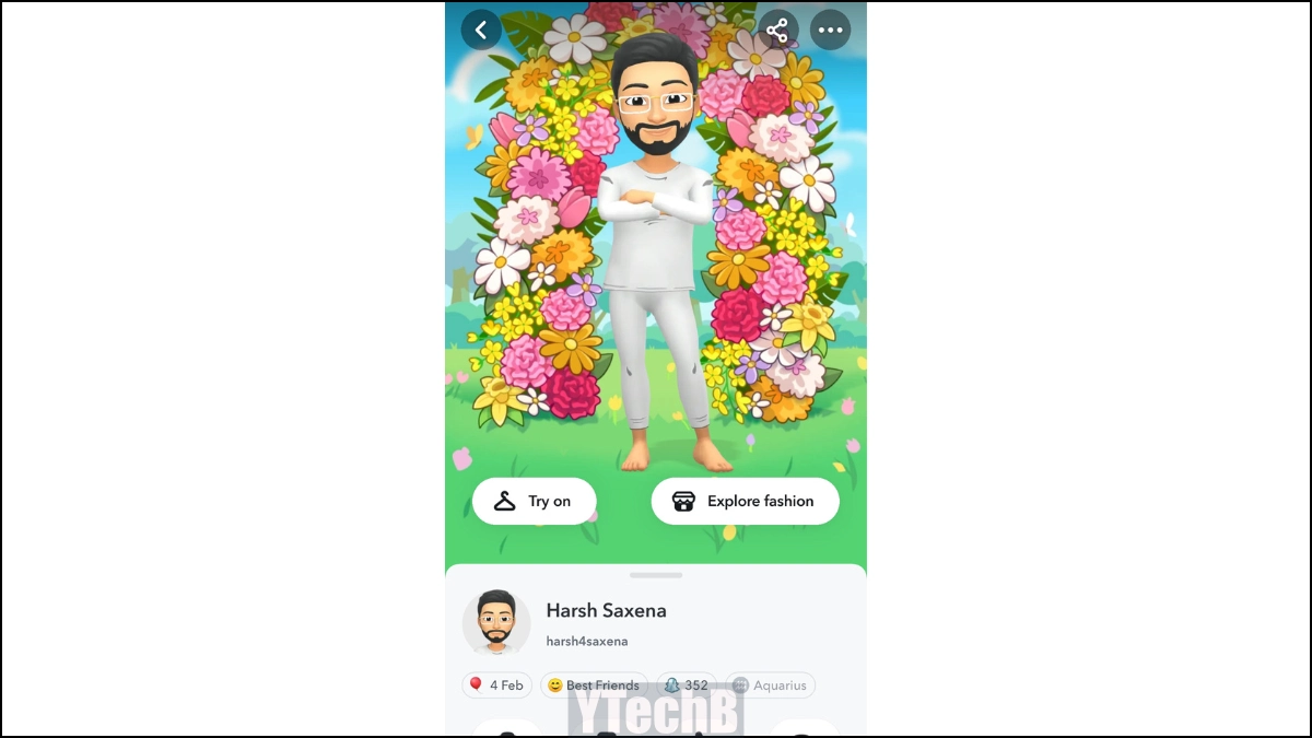 Arrière-plan de profil premium