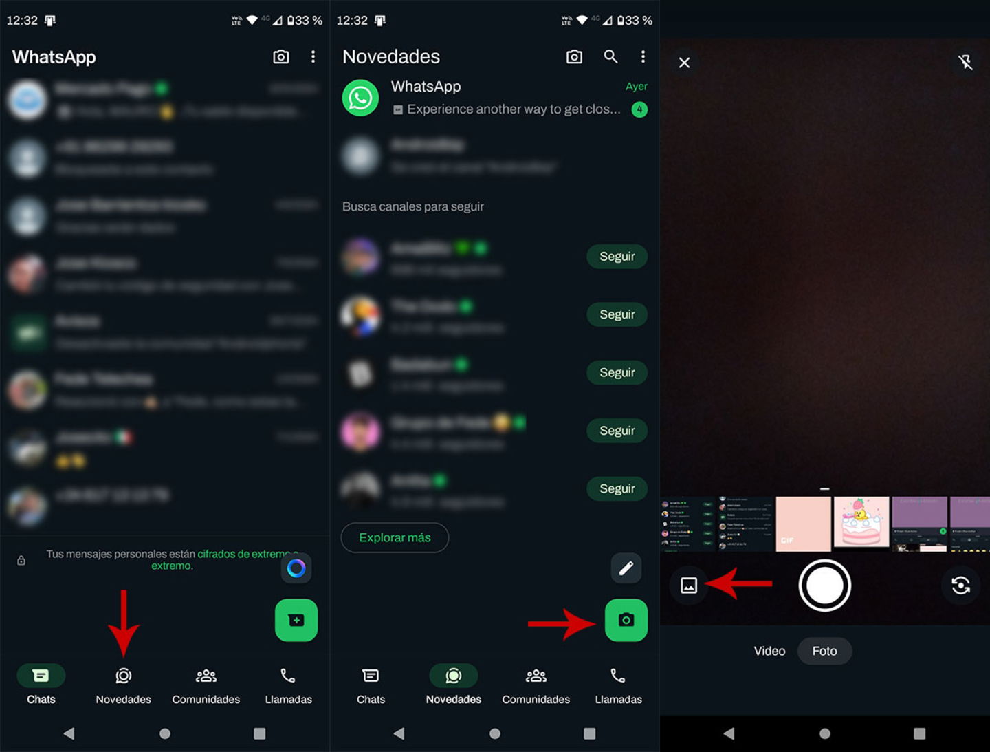 Comment mettre un GIF dans l'état de WhatsApp 5 Publier statut WhatsApp
