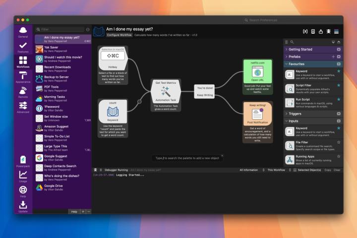 8 applications qui élargiront considérablement les capacités de votre Mac 5 L'application Alfred sur macOS Sequoia.