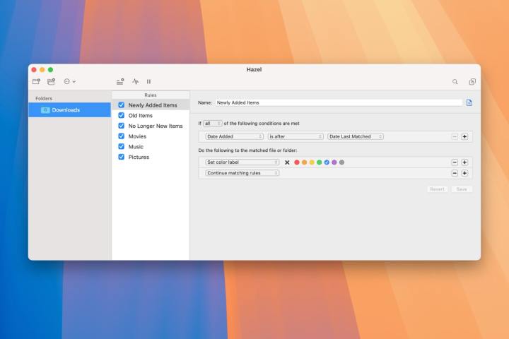 8 applications qui élargiront considérablement les capacités de votre Mac 7 L'application Hazel sur macOS Sequoia.