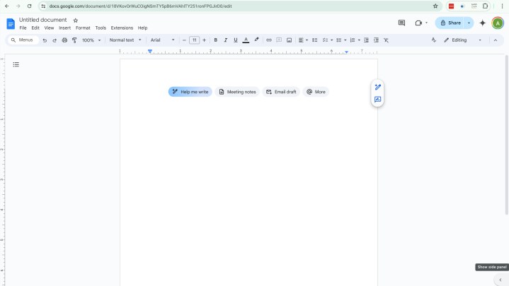 Comment utiliser Gemini AI pour écrire quoi que ce soit dans Google Docs 3 un nouveau document dans Docs