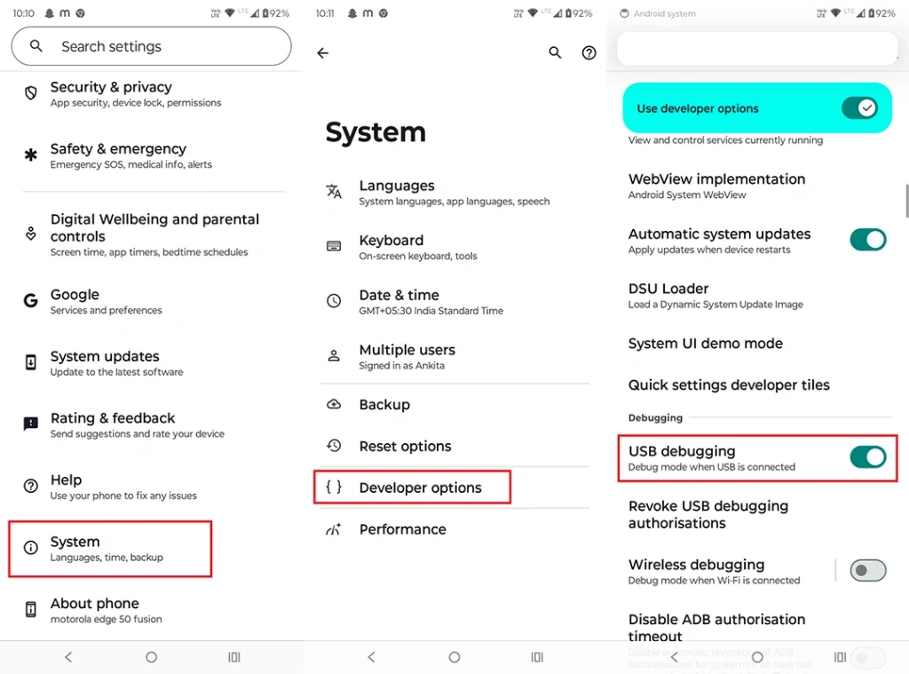 Comment sauvegarder les téléphones Motorola : 5 façons de sauvegarder vos données 6 Comment sauvegarder les téléphones Motorola depuis un PC