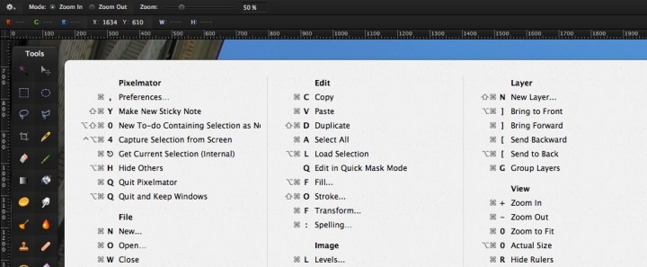 Meilleures applications Mac pour 2024 : meilleur logiciel pour votre Mac 12 L'application CheatSheet montrant ses fenêtres de raccourcis en action.