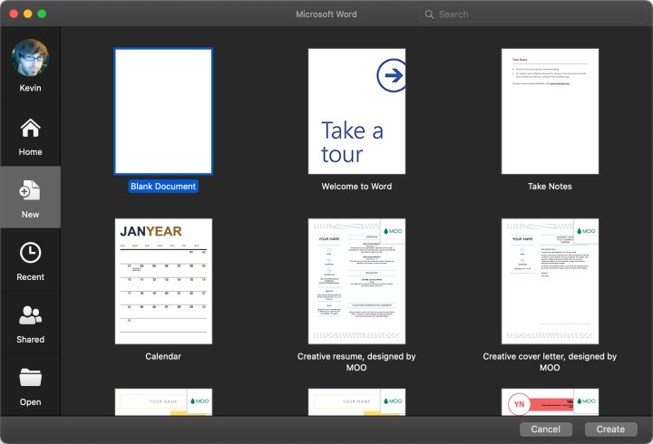 Meilleures applications Mac pour 2024 : meilleur logiciel pour votre Mac 19 Microsoft Word en cours d'exécution sur un Mac.