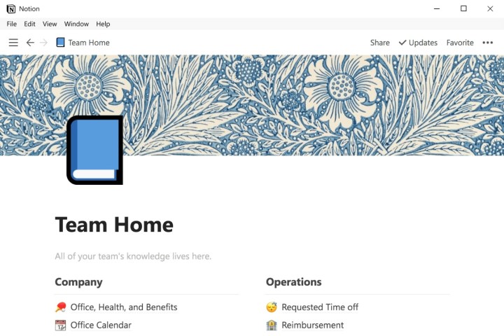 Meilleures applications Mac pour 2024 : meilleur logiciel pour votre Mac 20 Notion en cours d'exécution sur un Mac.