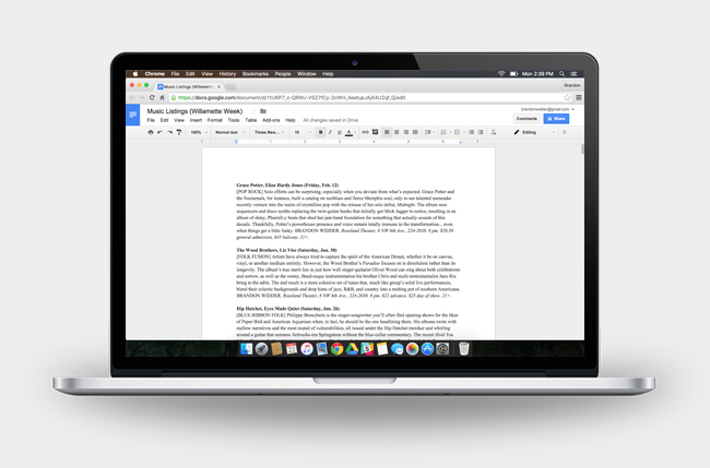Meilleures applications Mac pour 2024 : meilleur logiciel pour votre Mac 48 Google Drive en cours d'exécution sur un MacBook.