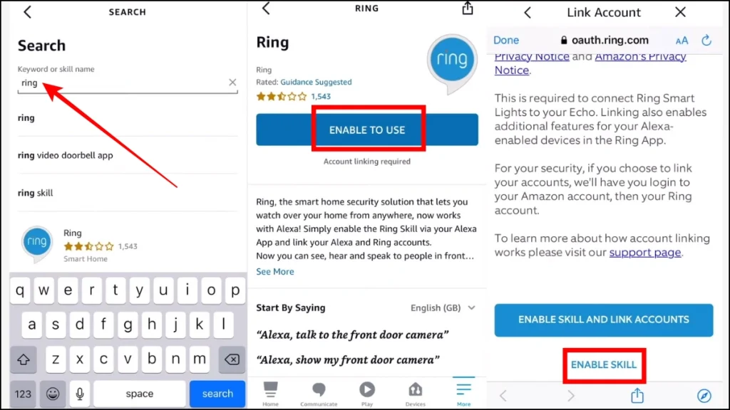 Comment désarmer la Ring Doorbell avec l'Echo Dot ?