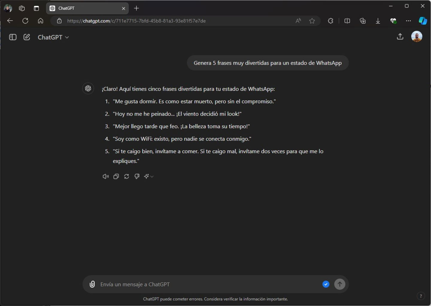 Comment générer des phrases WhatsApp en utilisant l'Intelligence Artificielle 3 Comment générer des phrases WhatsApp en utilisant l'intelligence artificielle