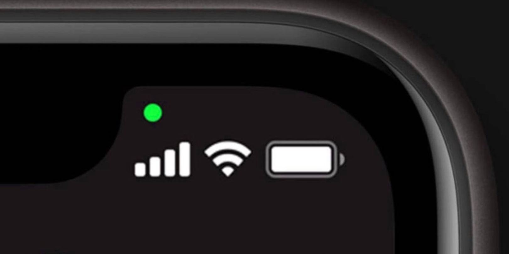 À quoi correspond les led,s lumières ou points de couleur du mobile 4 Un point vert apparaît sur l'iPhone lorsque la caméra est allumée