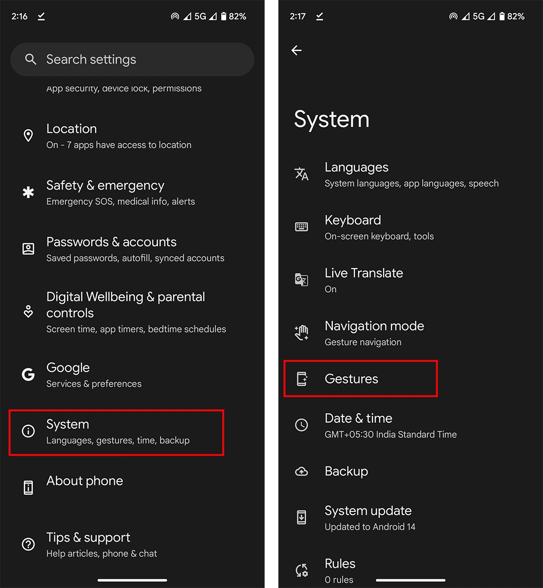 prendre une capture d'écran sur Pixel 9