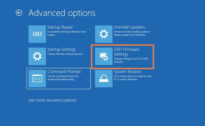 Qu'est-ce que le BIOS et comment l'utiliser 5 Redémarrage UEFI.